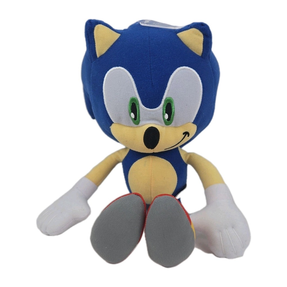 Sonic the Hedgehog 13" Sonic Plush‎ SEGA Toy Factory Hangable 2024 NEAR MINT